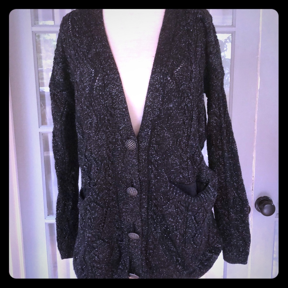 Free people metallic sweater